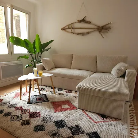 아파트 T2 Au Calme, Proche Mer, Ideal Couple Ou Teletravail *